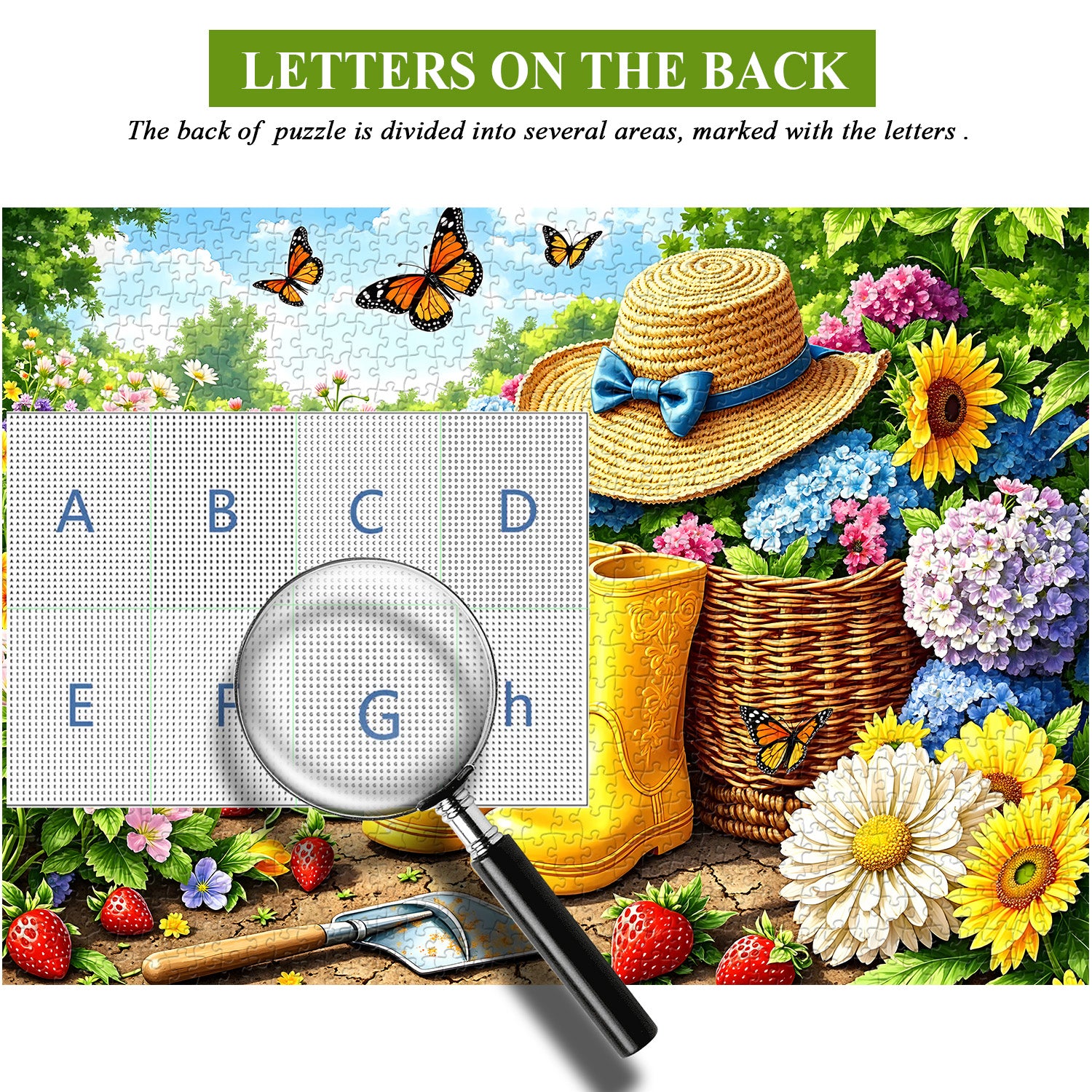 Frühlingsgartentag-Puzzle 1000 Teile