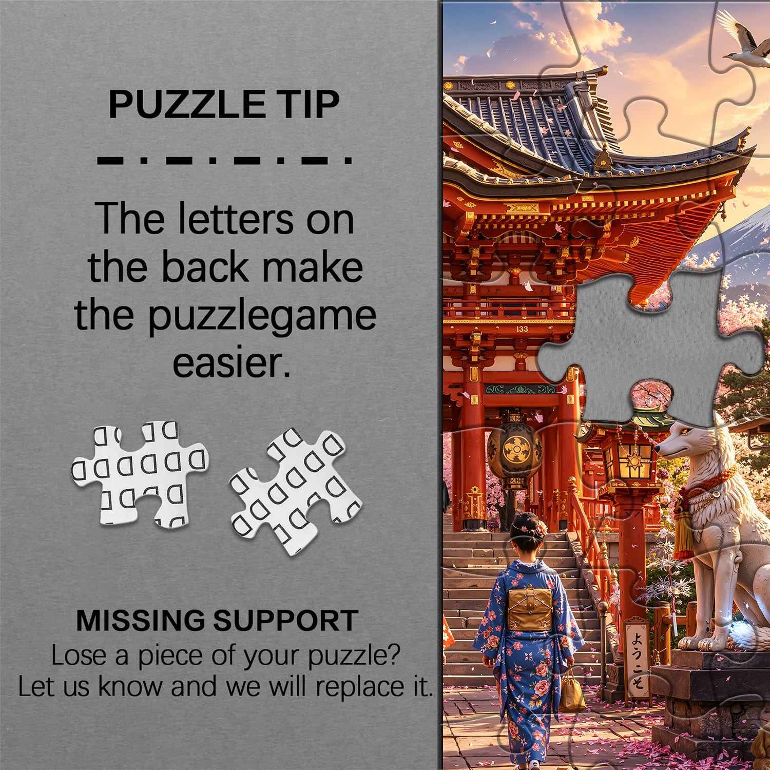 Japanisches Heiligtum-Puzzle 1000 Teile