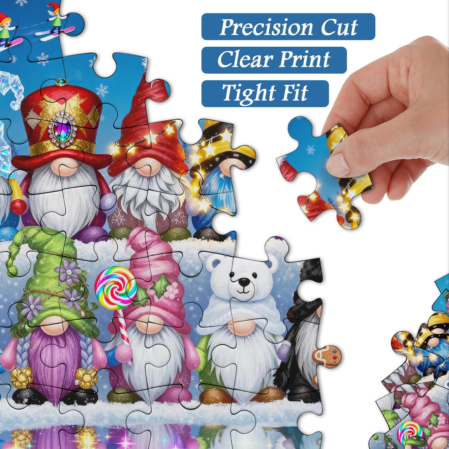 Starlit Gnome Parade Jigsaw Puzzle 1000 Pieces