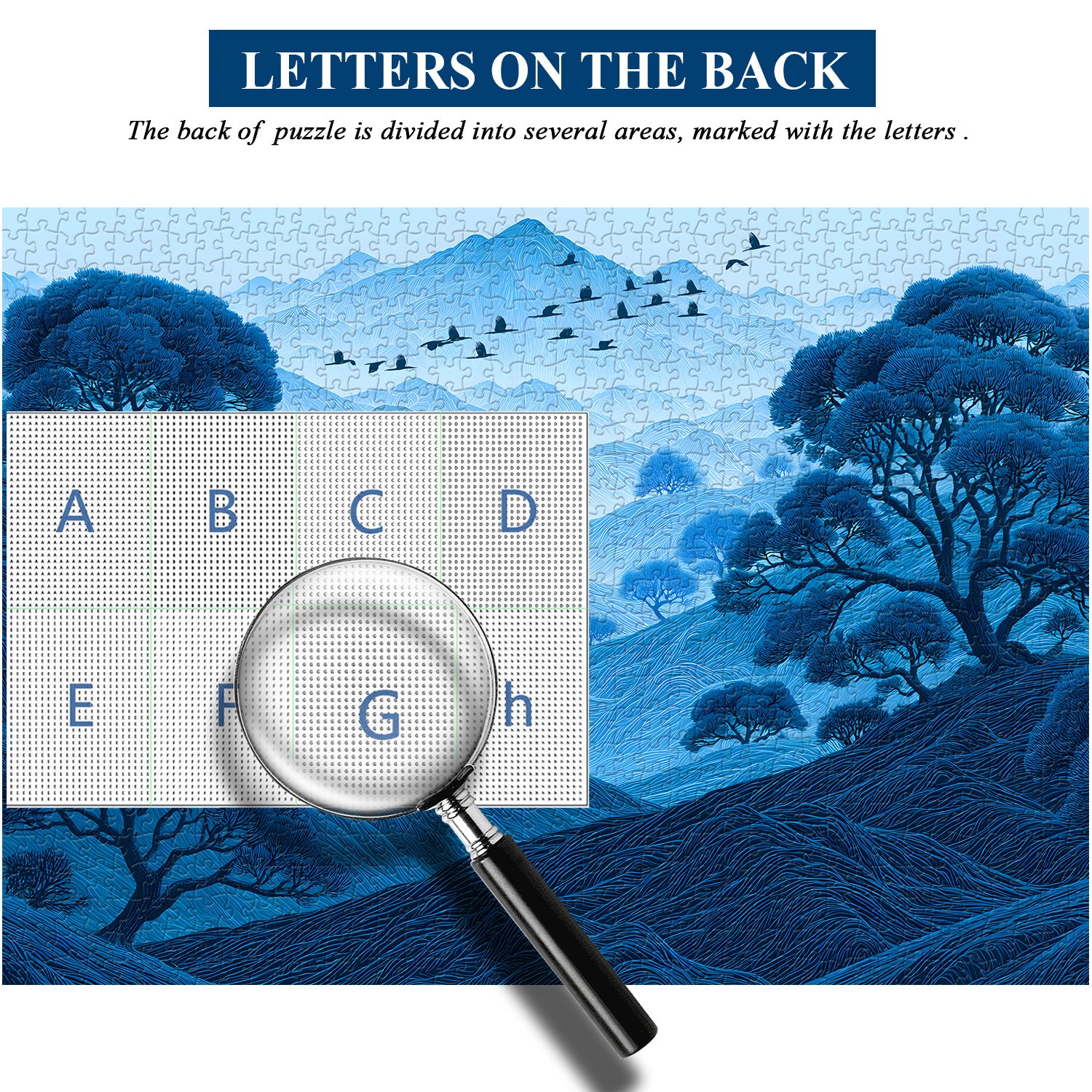 Blue Mist Mountains Jigsaw Puzzle 1000 Pieces