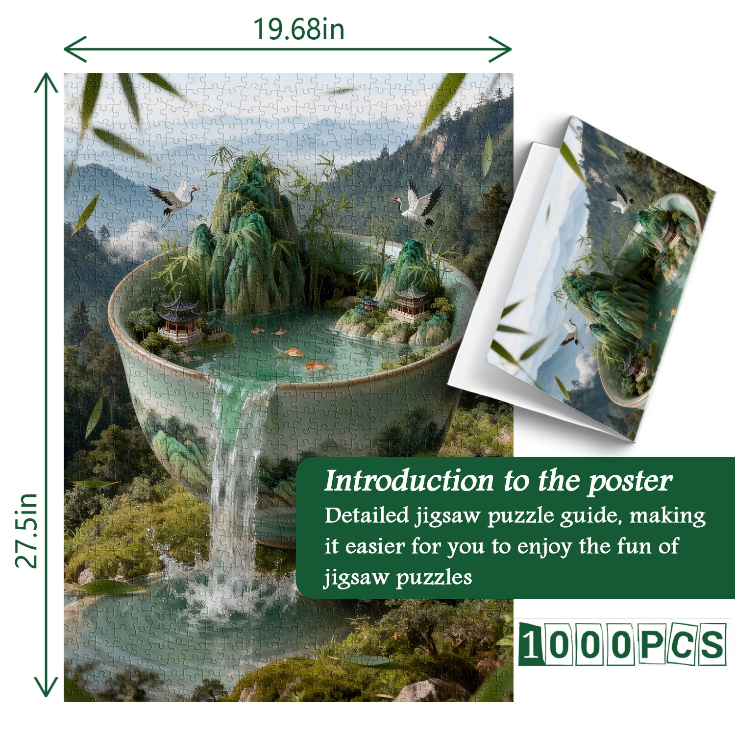 Bamboo forest landscape Jigsaw Puzzle 1000 Pieces