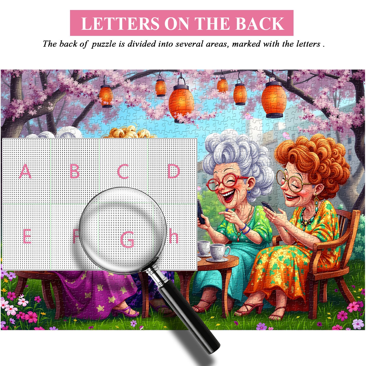 Omas digitales Party-Puzzle 1000 Teile