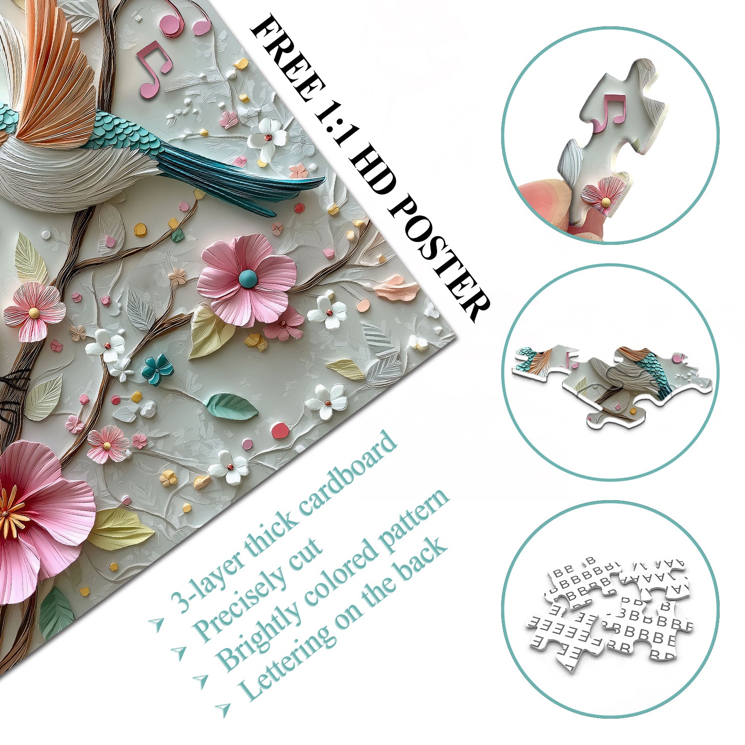 Birdsong Bloom Puzzle 1000 Teile