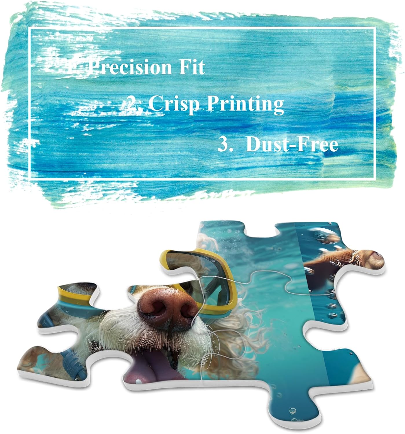 Underwater Dogs Jigsaw Puzzles 1000 Pieces