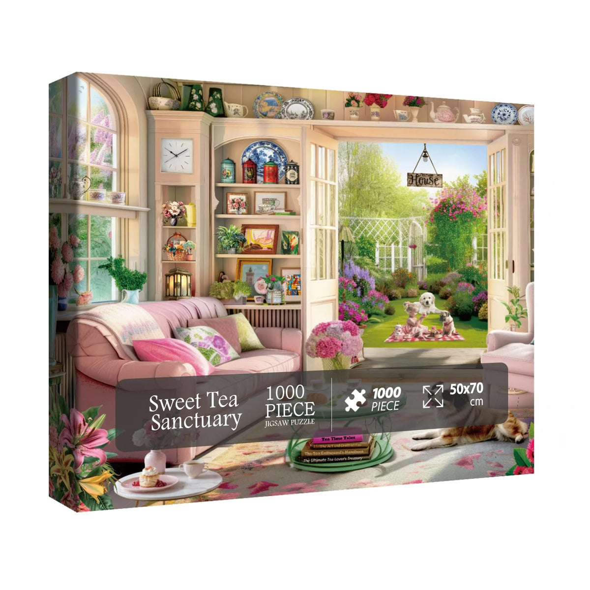 Süßes Tee Sanctuary Jigsaw Puzzle 1000 Stücke