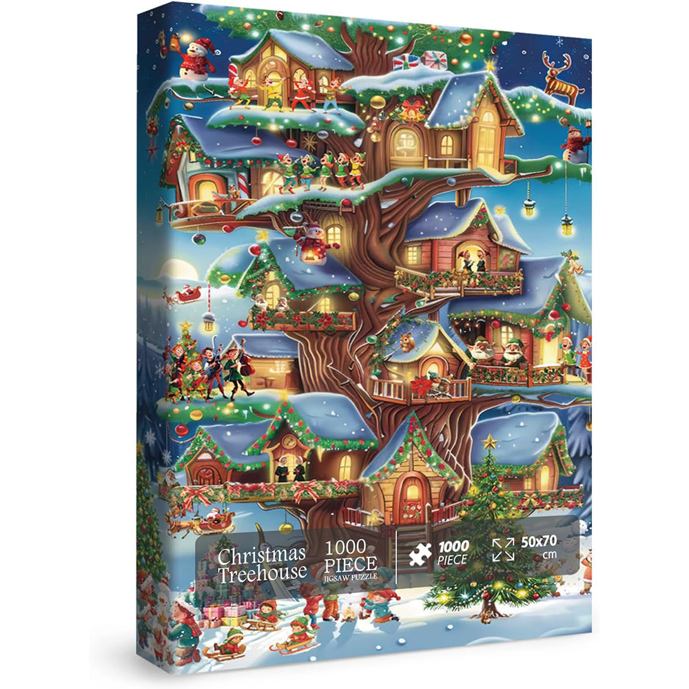 Christmas Treehouse Jigsaw Puzzles 1000 Pieces