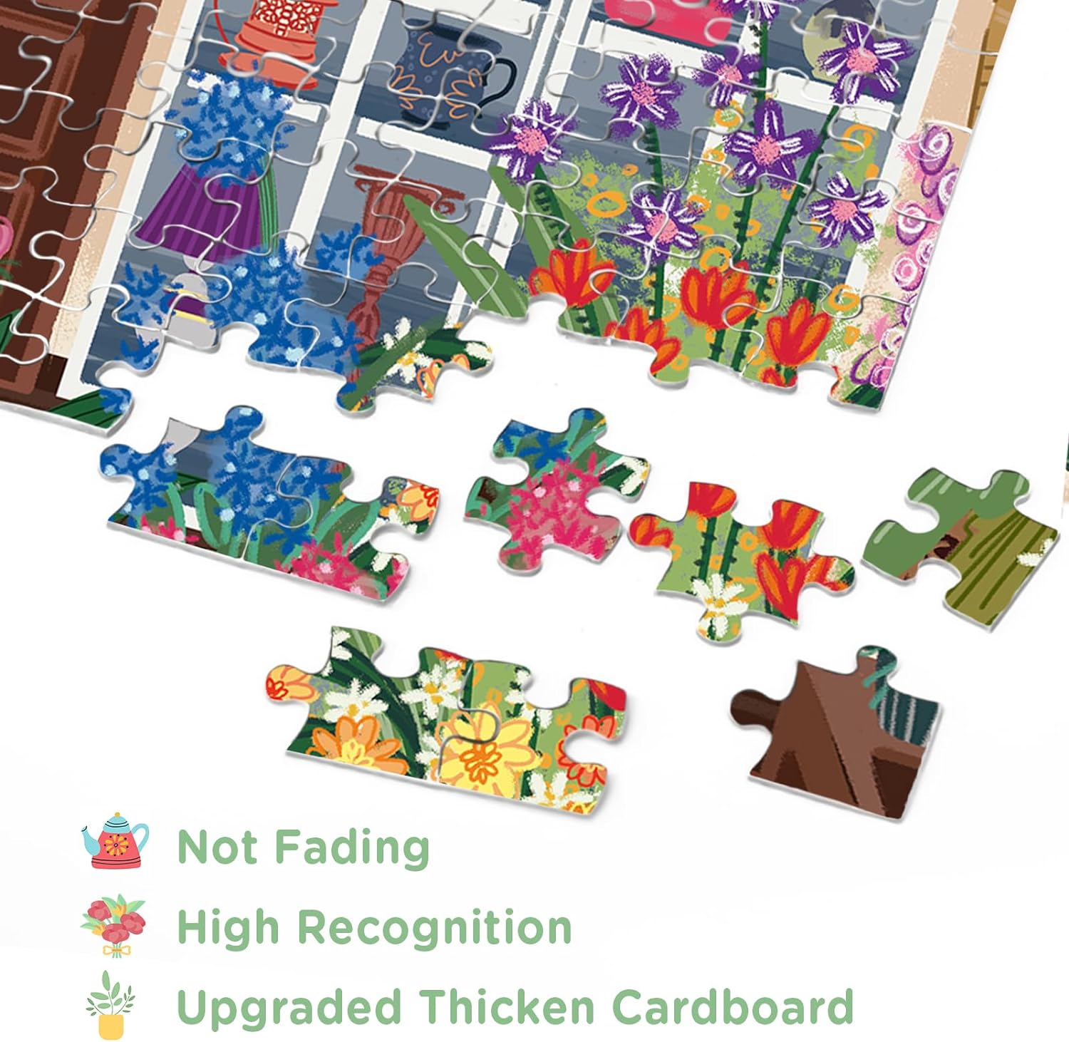 Blumenlounge Puzzle 1000 Teile