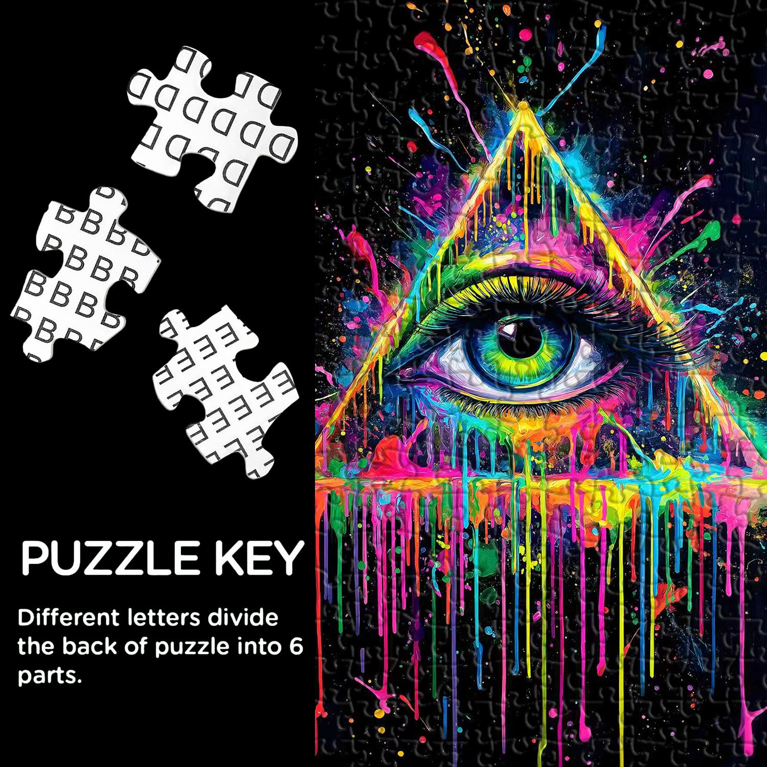 Allzusichtige Augenpuzzle 1000 Stücke