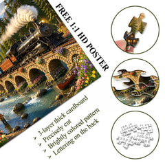 Valley Steam Train Puzzle 1000 Teile