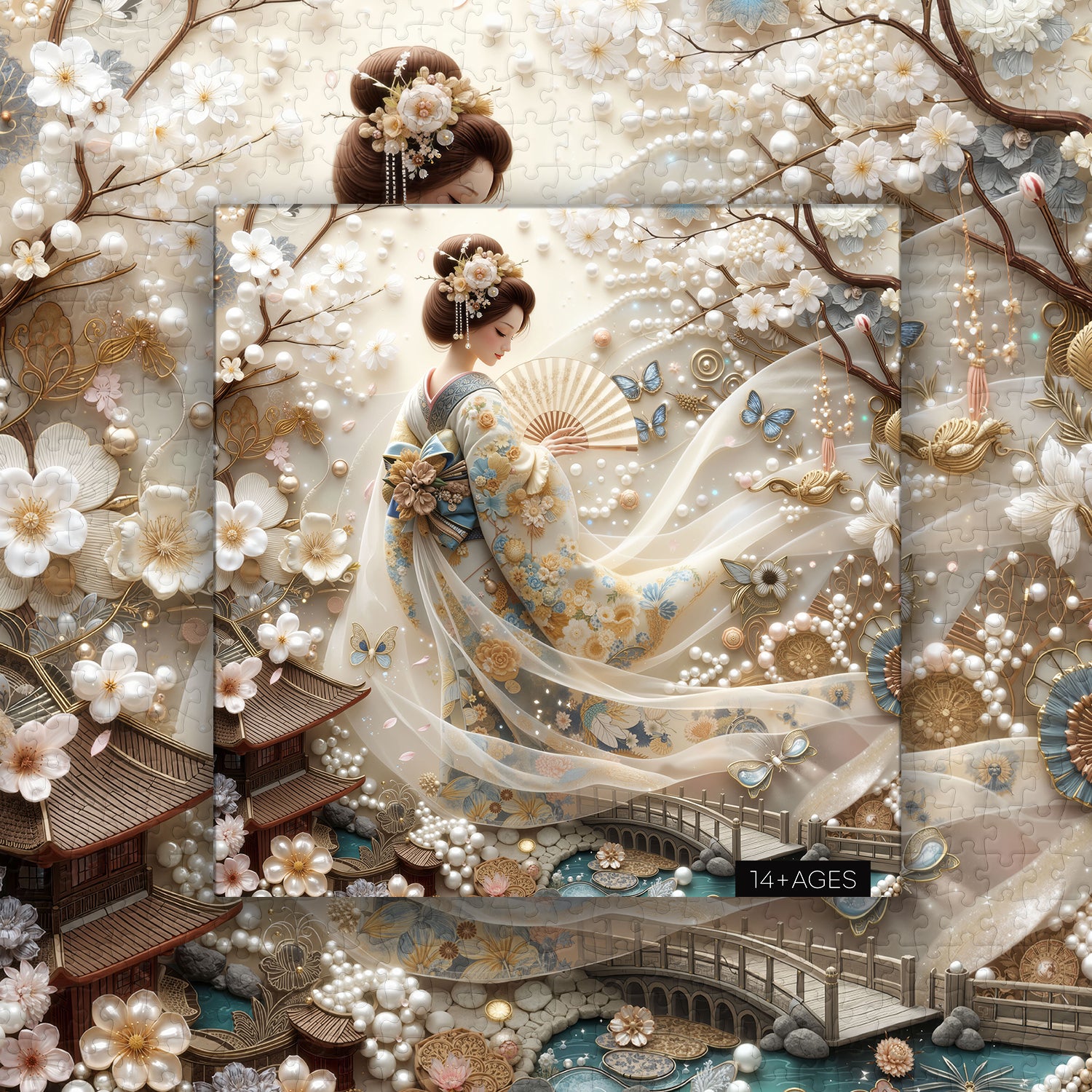 Flüsternde Blüten Puzzle 1000 Teile