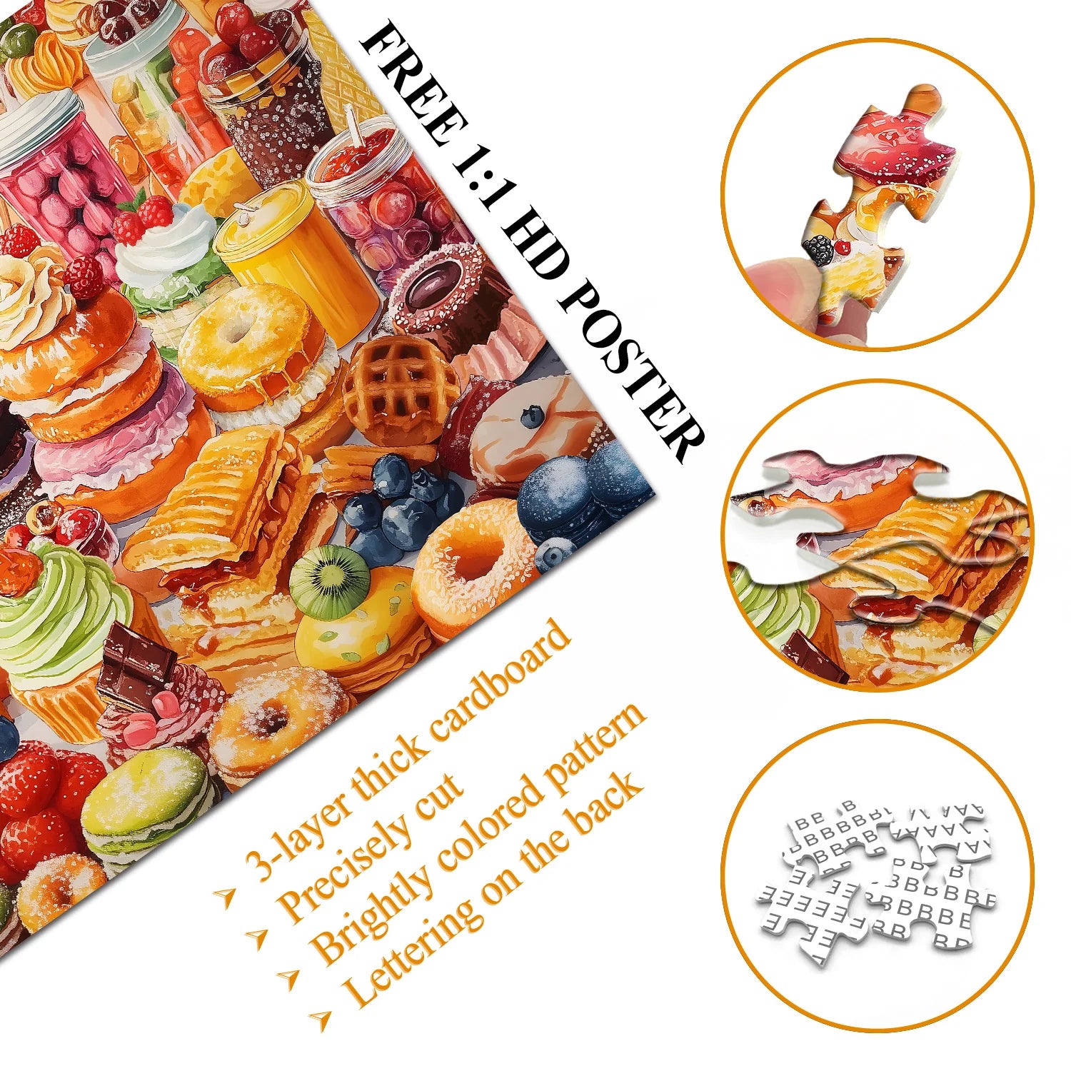 Sweet Feast Jigsaw Puzzle 1000 Pieces