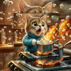 Popcorn -Katastrophen -Puzzle 1000 Teile