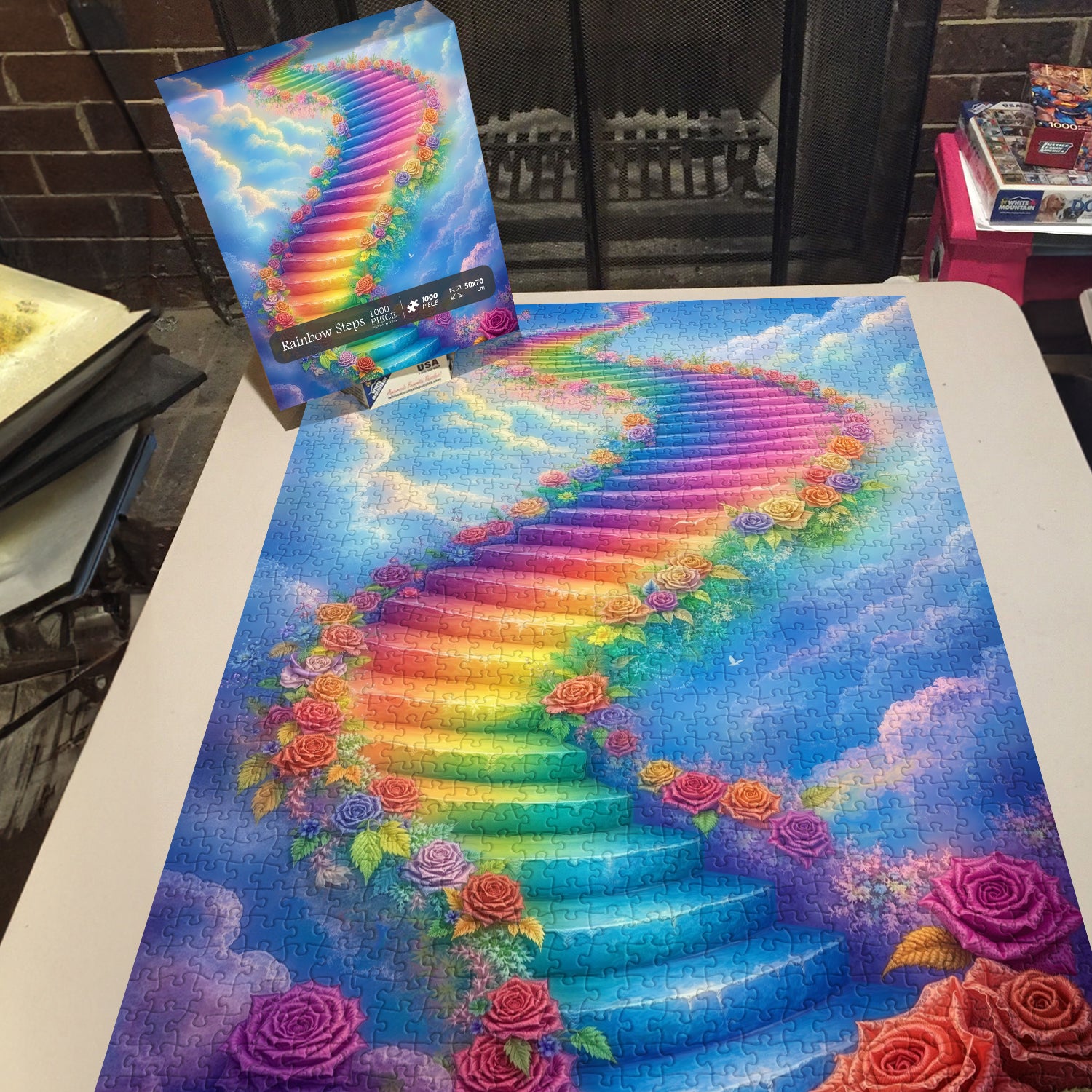 Regenbogenstufen-Puzzle 1000 Teile