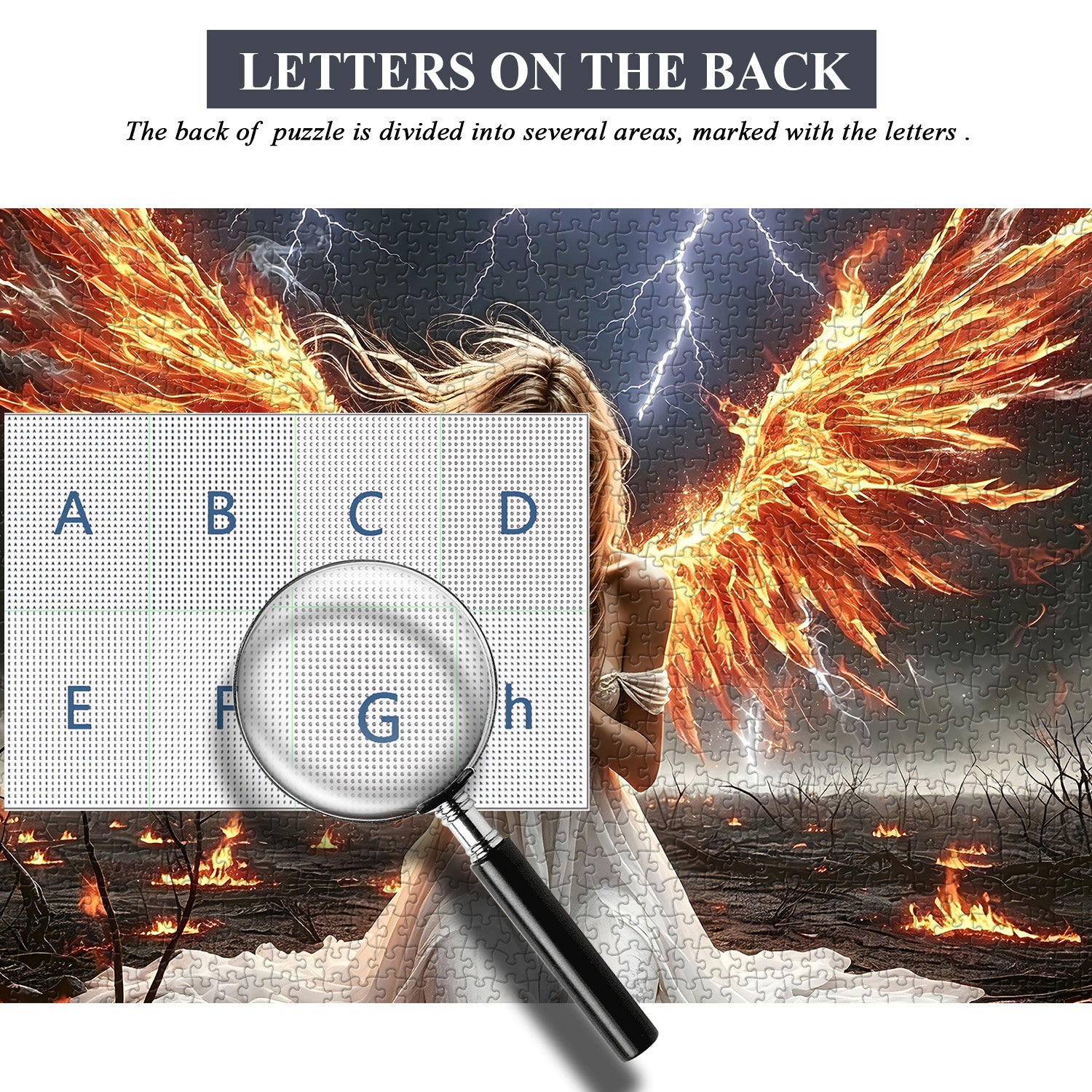Phoenix Angel Prayer Puzzle 1000 Teile
