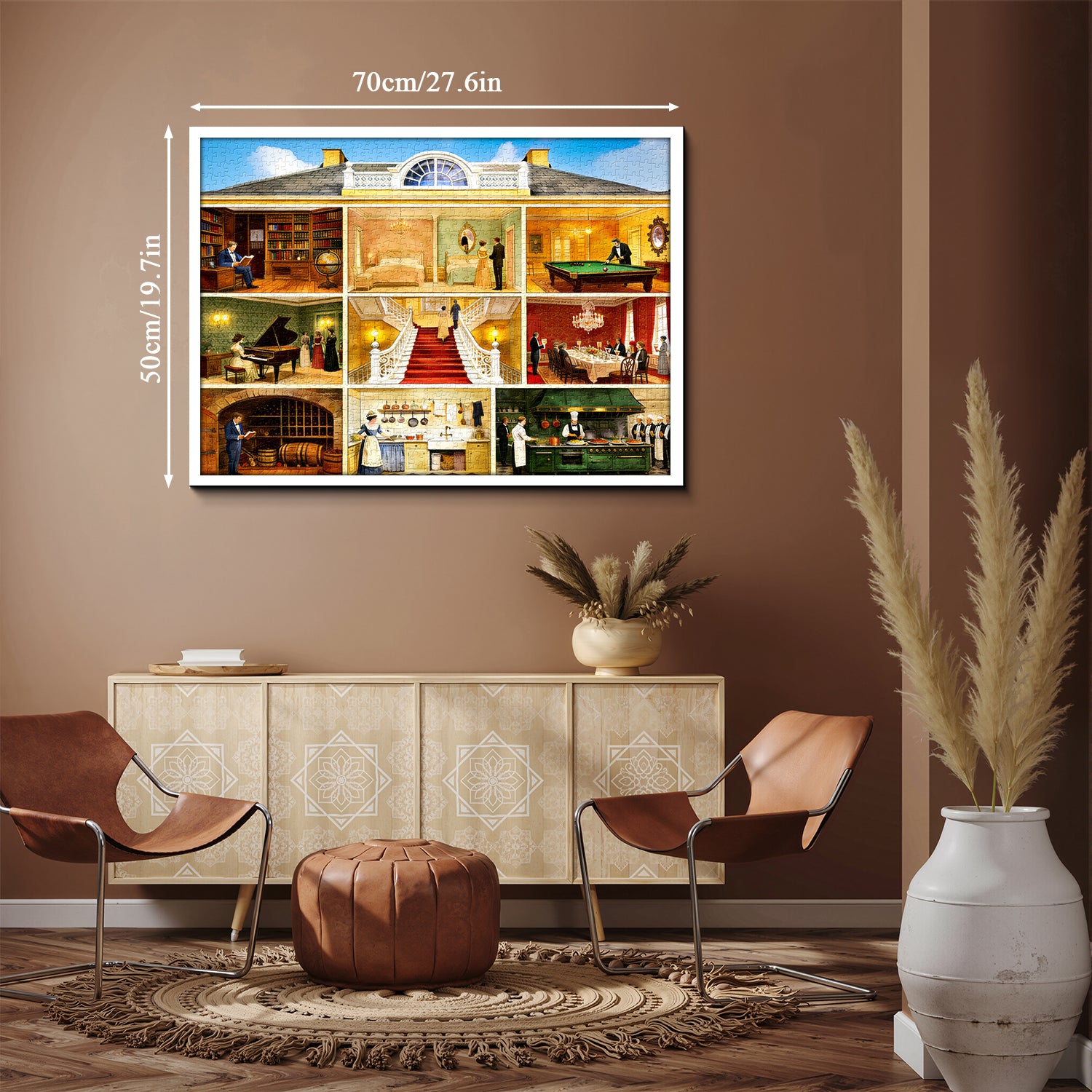 Elegant Manor Life Jigsaw Puzzle 1000 Pieces