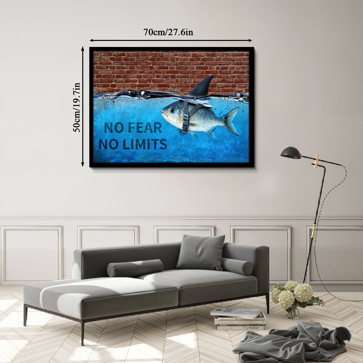 Courageous Fish Jigsaw Puzzle 1000 Pieces