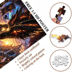 Dragon Dawn Oath Jigsaw Puzzle 1000 Pieces