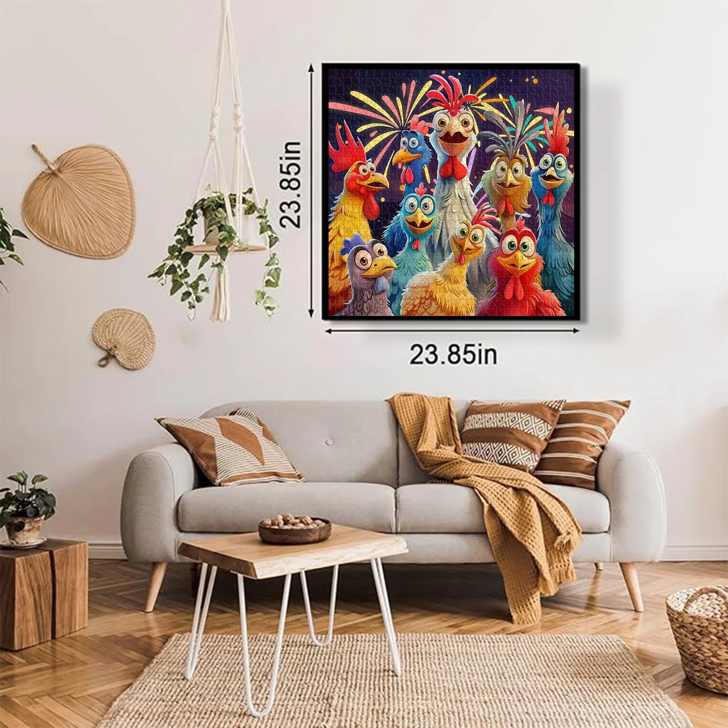 Happy Chicken Jigsaw Puzzle 1000 Stücke