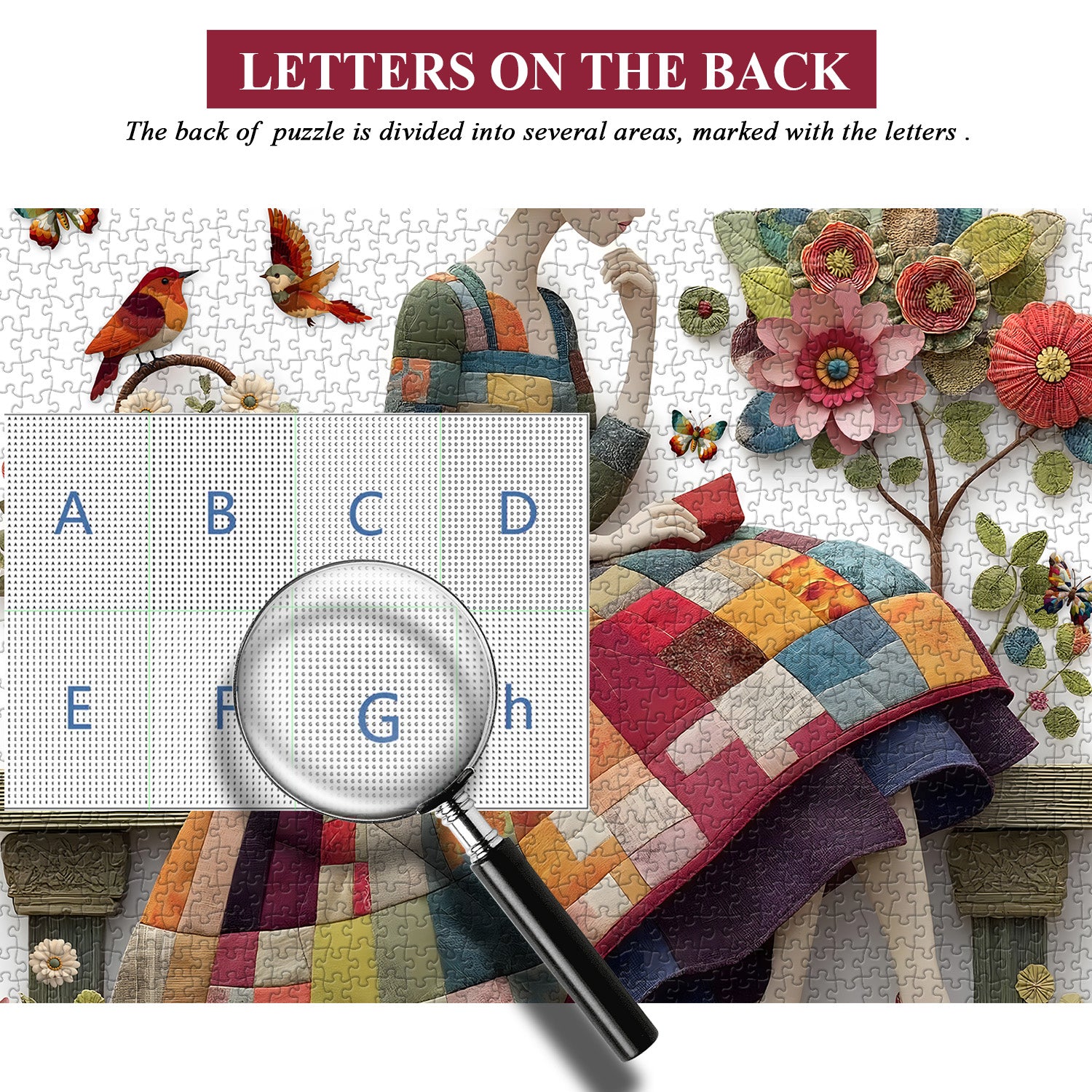 Patchwork Muse Jigsaw Puzzle 1000 Pieces