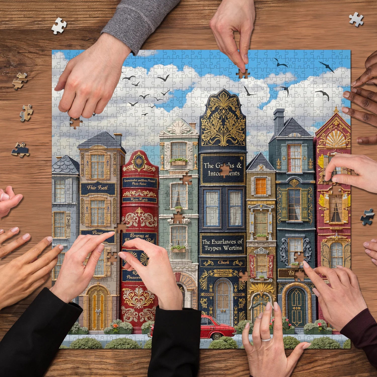 Literaturstadt Puzzle 1000 Stücke