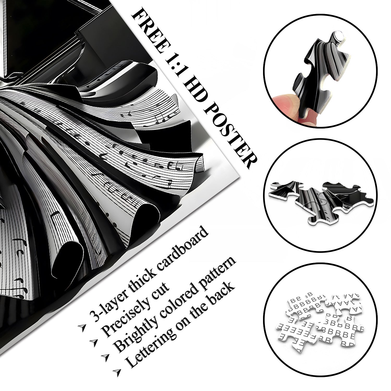 Piano Muse Puzzle 1000 Teile