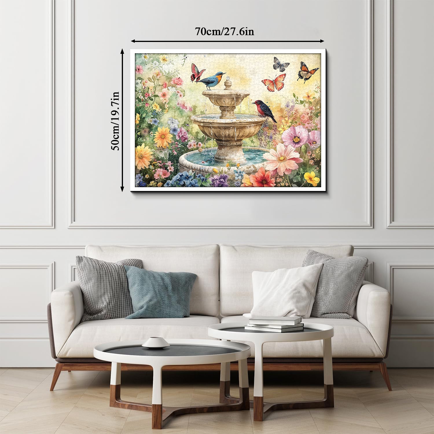 Gartenbrunnen-Puzzle 1000 Teile