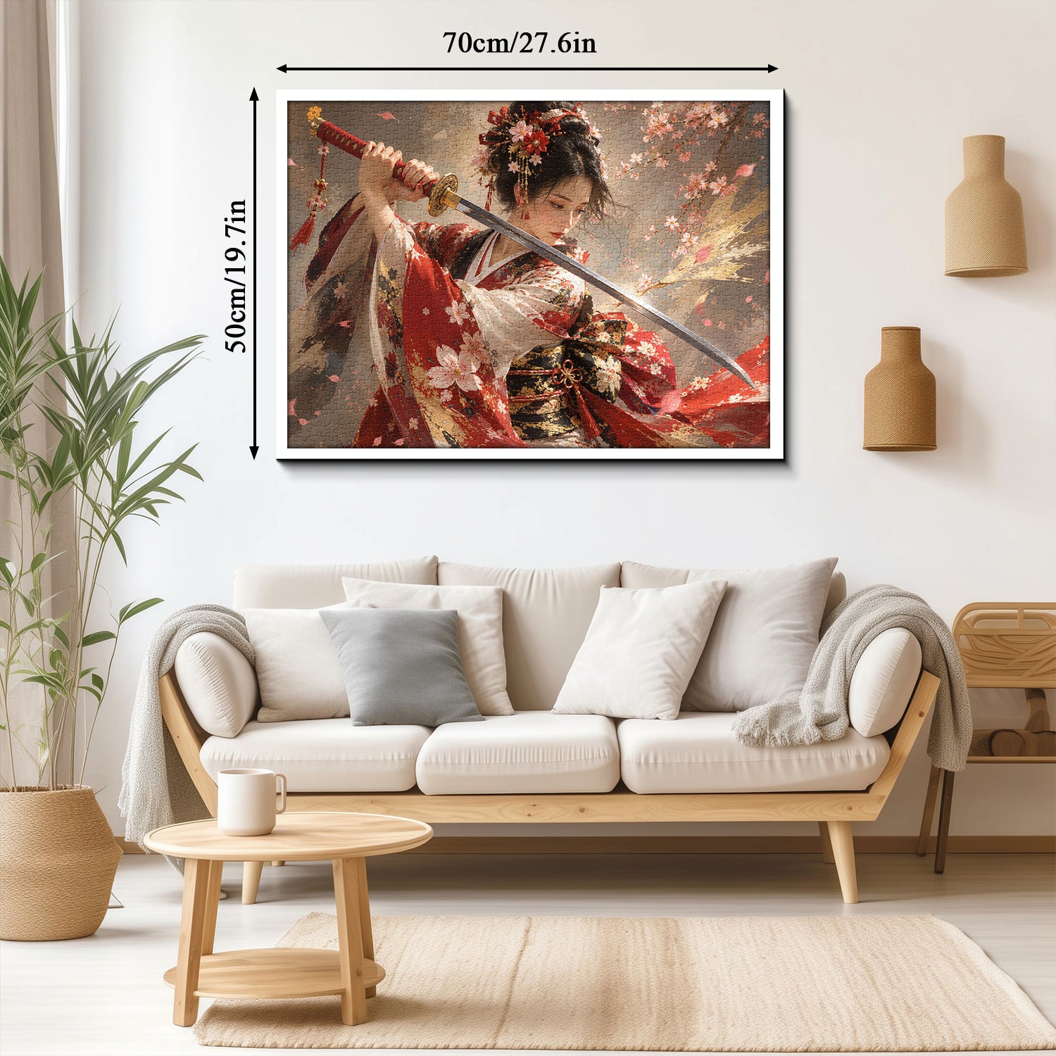 Sakura Katana Lady Puzzle 1000 Teile