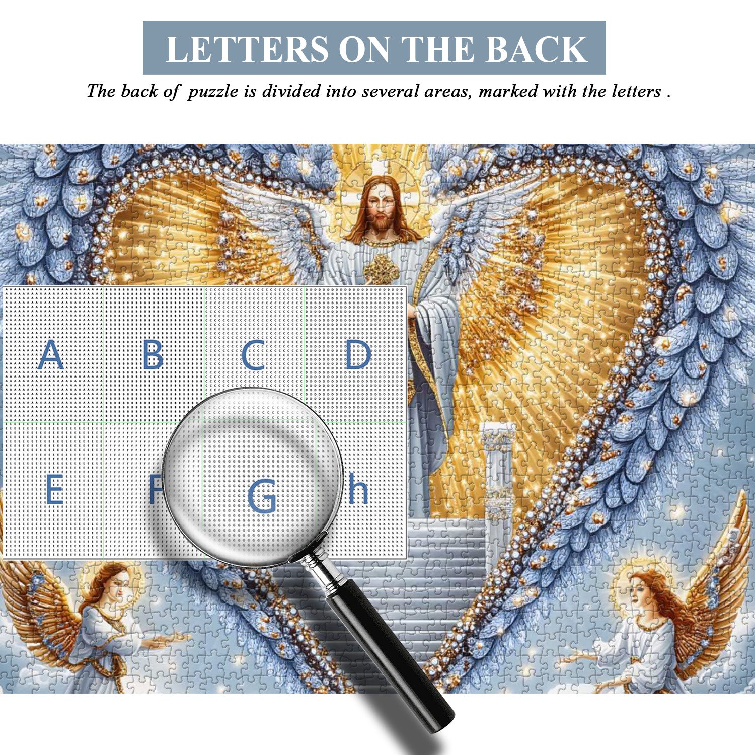 1000-teiliges Puzzle „Divine Heart Radiance“.