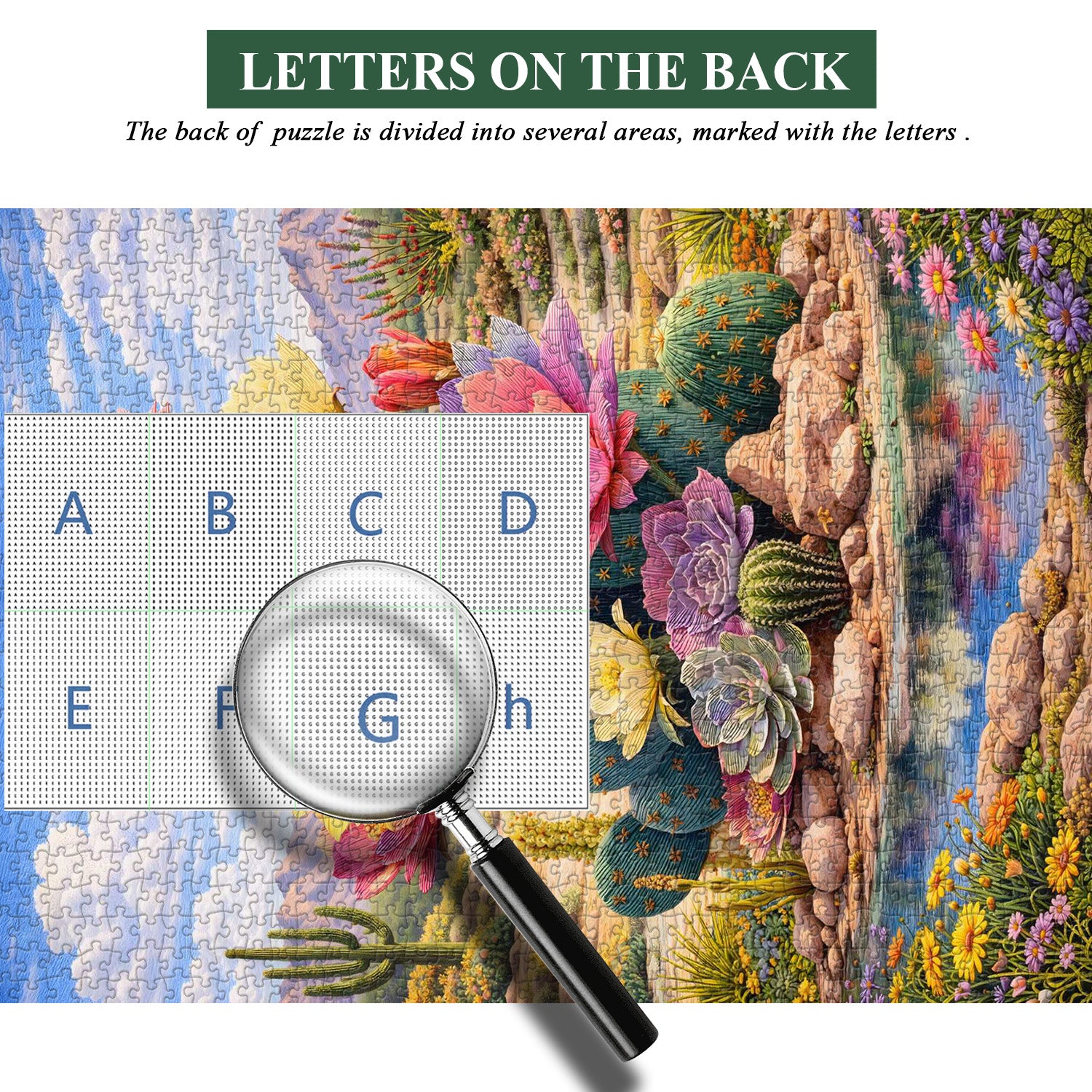 Blooming Cactus Jigsaw Puzzle 1000 Pieces