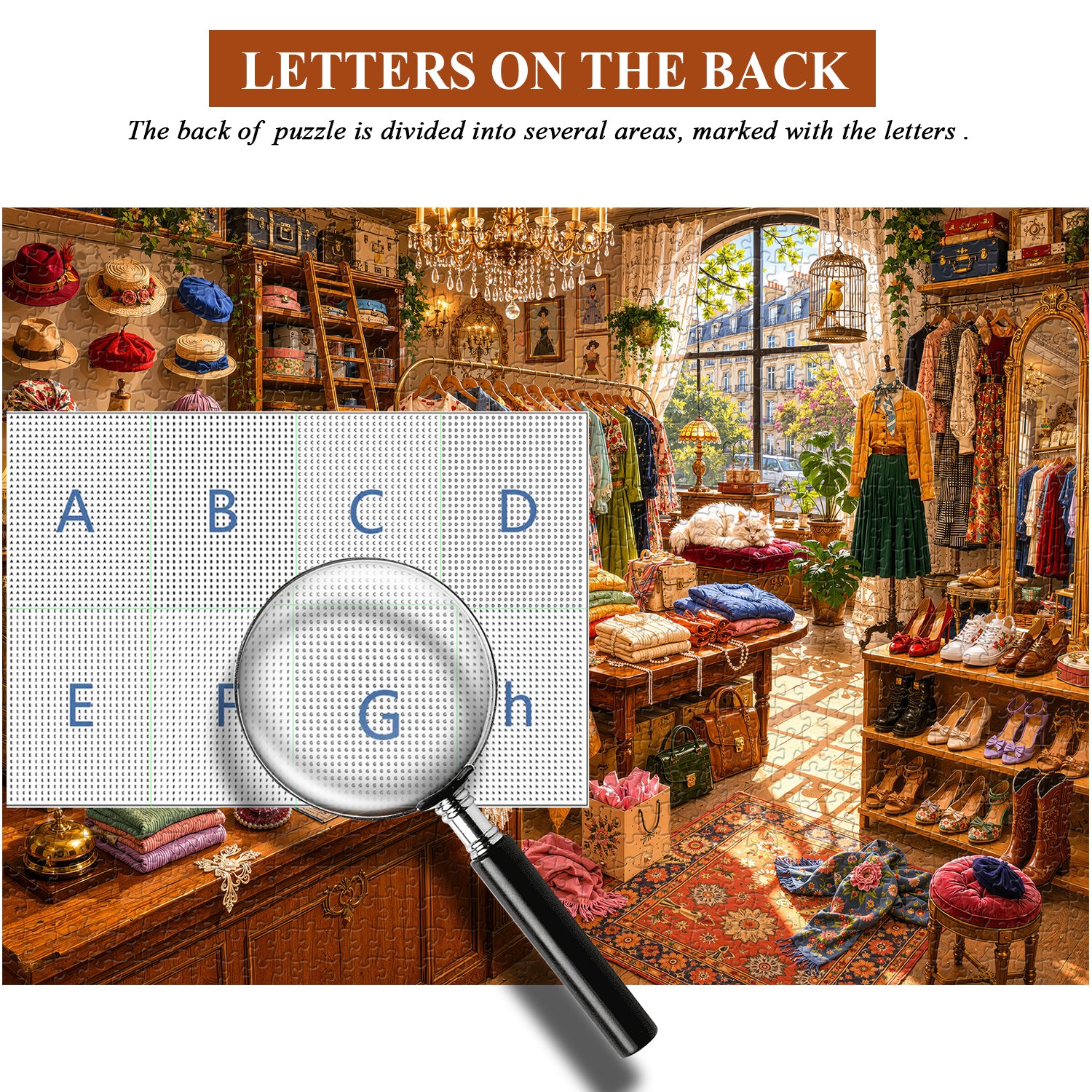 Paris Vintage Boutique Jigsaw Puzzle 1000 Pieces