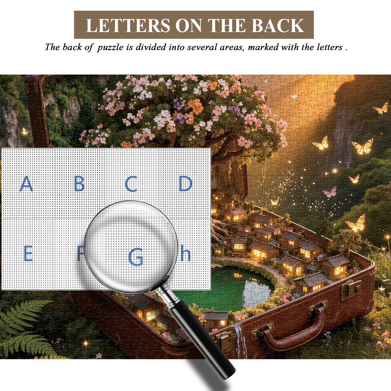 Der Koffer Arcadia Puzzle 1000 Teile