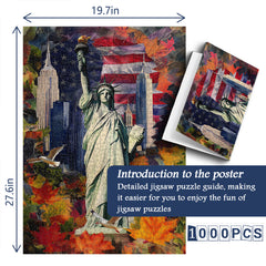 Liberty Collage Jigsaw Puzzle 1000 Pieces