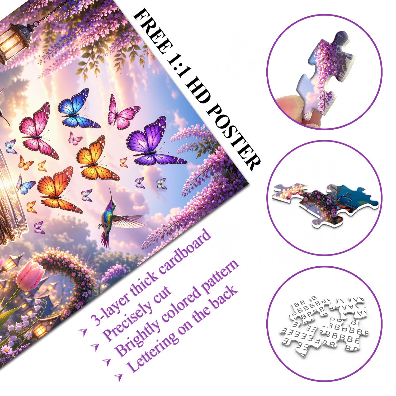 Butterfly Jar Dreamland Jigsaw Puzzle 1000 Pieces