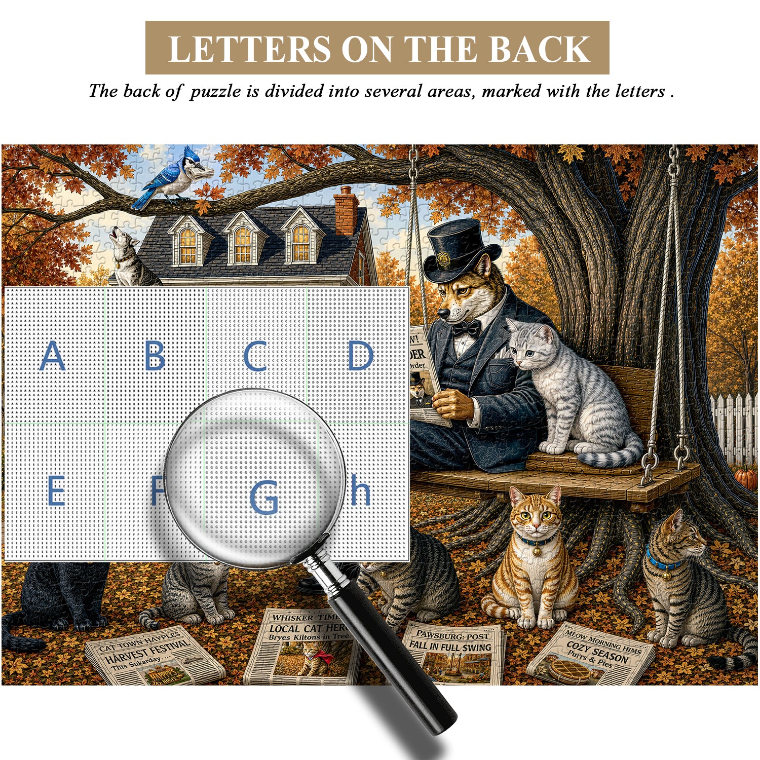 Pawsburg Daily News Puzzle 1000 Teile