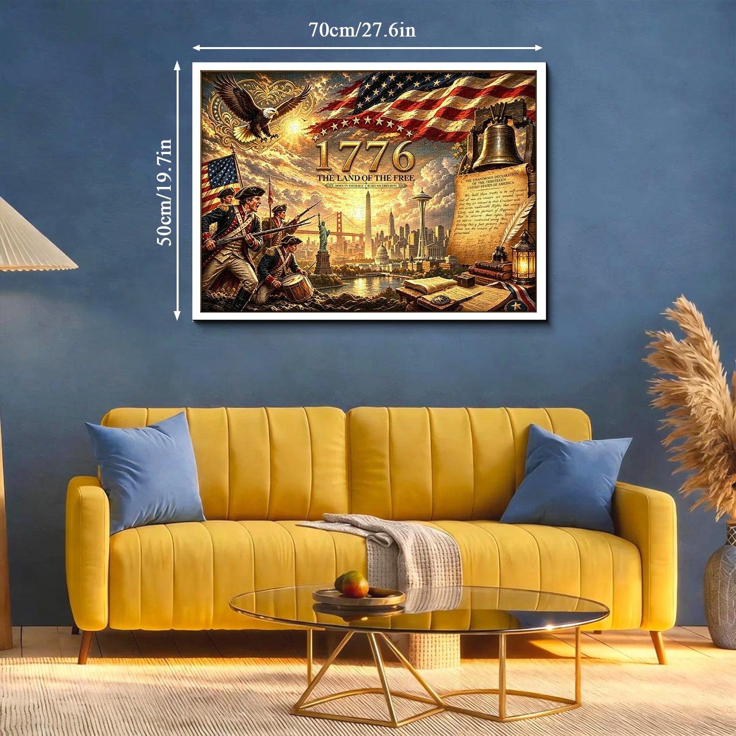 Freedom's Golden Dawn Jigsaw Puzzle 1000 Pieces