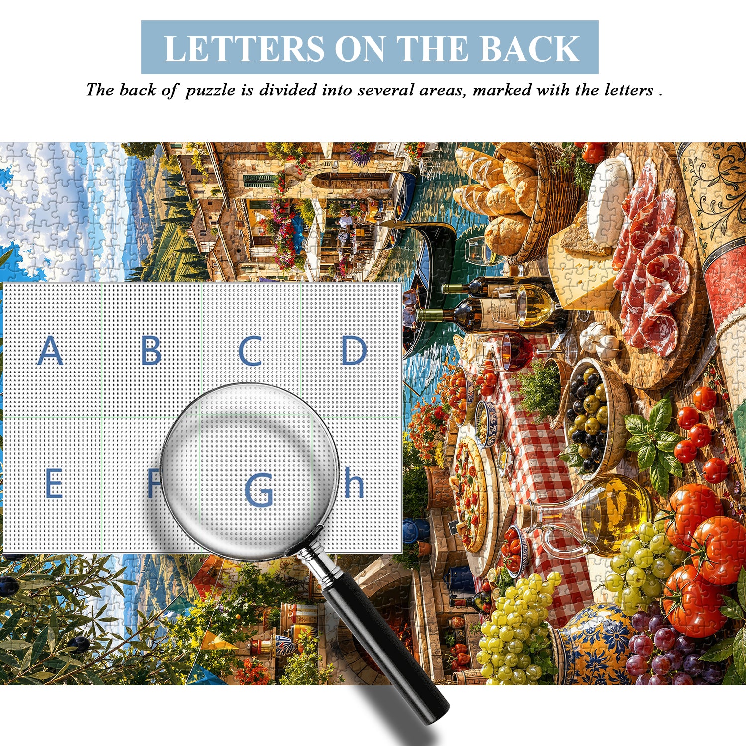 Italian Mountain Food Time Jigsaw Puzzle 1000 Pieces
