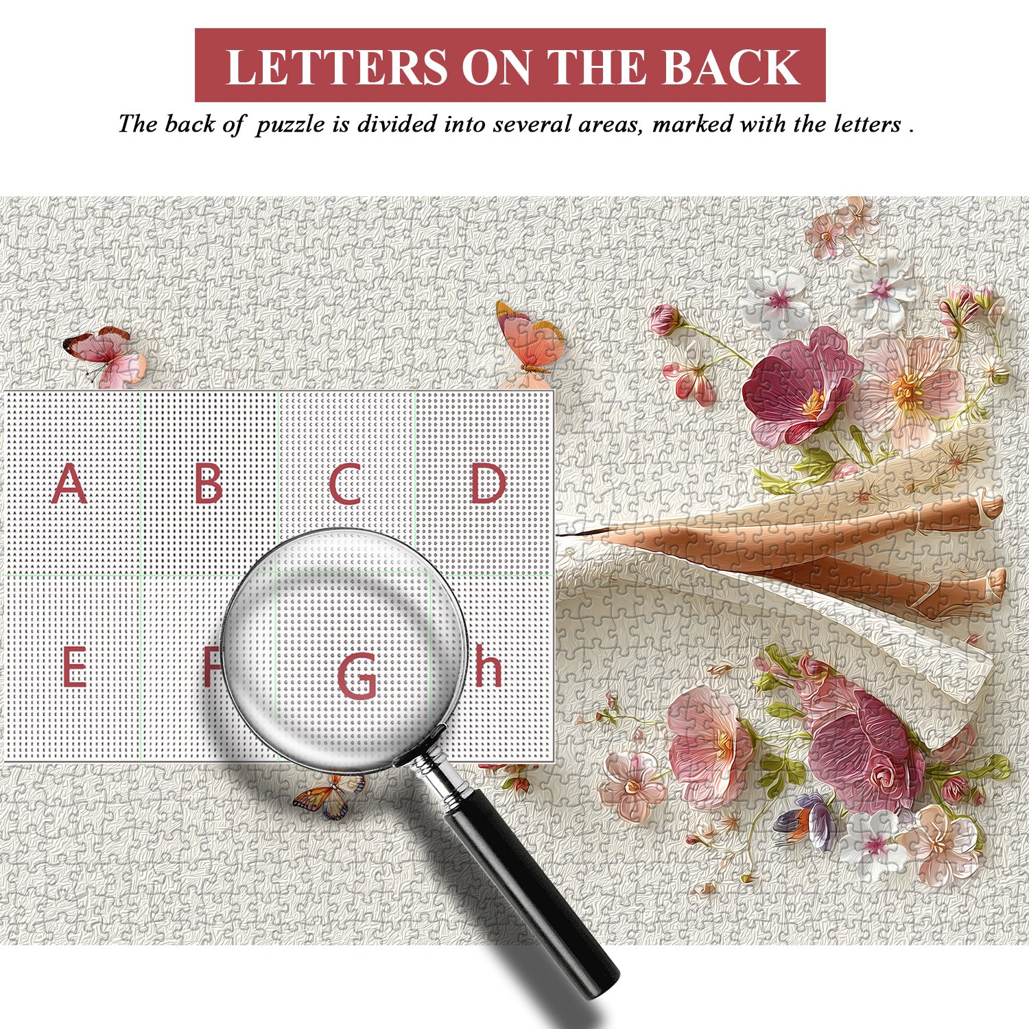 Floral Grace Muse Jigsaw Puzzle 1000 Pieces