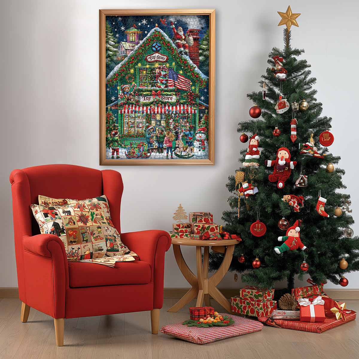 Christmas Store Advent Calendar Jigsaw Puzzle 1000 Pieces