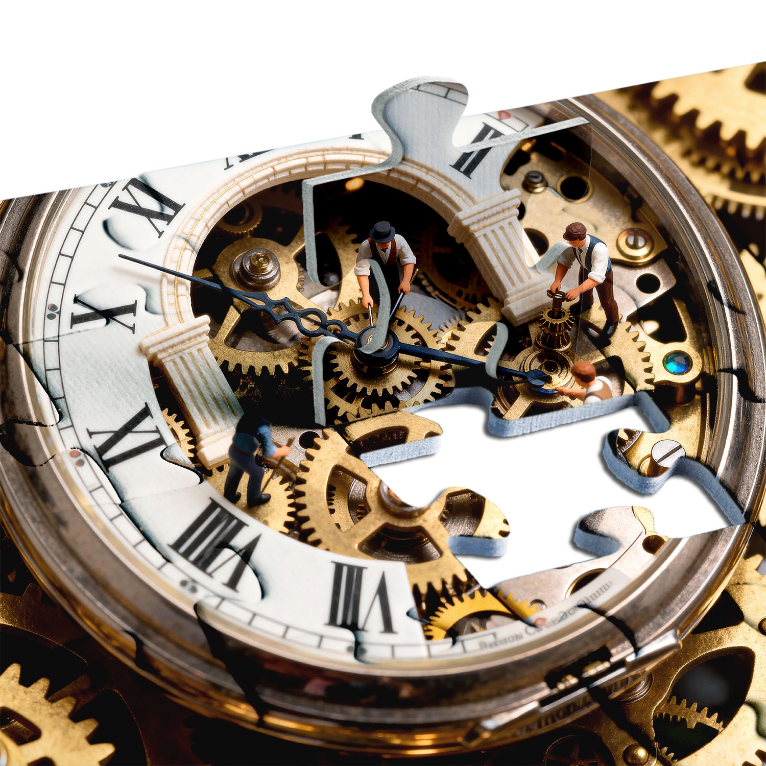 Taschenuhr Traum Puzzle 1000 Teile