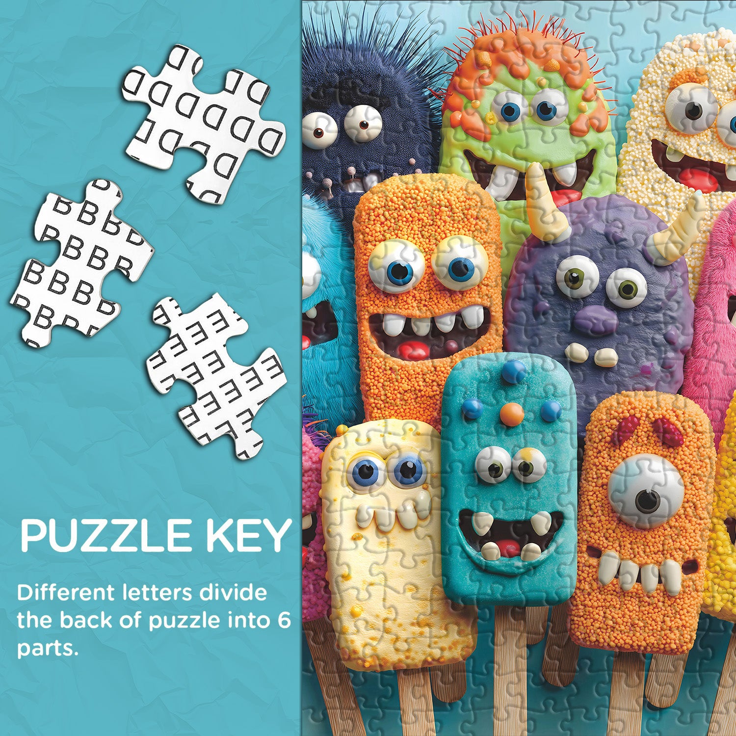 Monster Pops Party Puzzle 1000 Teile