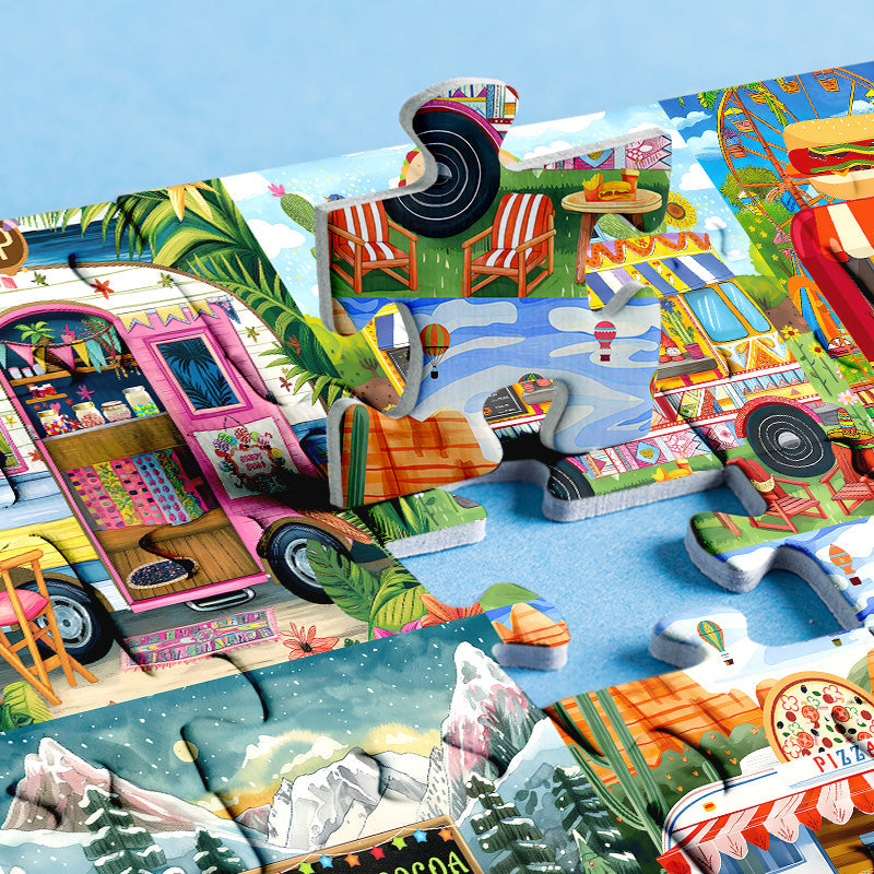 Tasty Truck Tour Jigsaw Puzzles 1000 Pieces