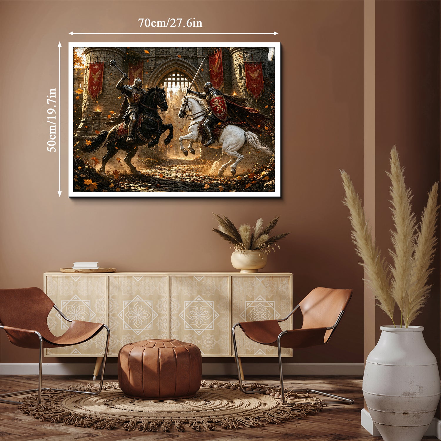 Autumn Castle Duel Jigsaw Puzzle 1000 Pieces