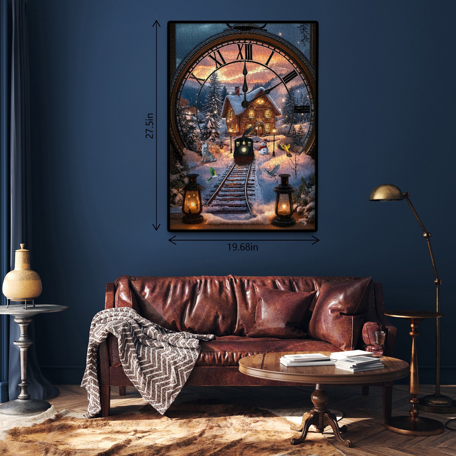 Fantasy Clock Train Jigsaw Puzzle 1000 Pieces