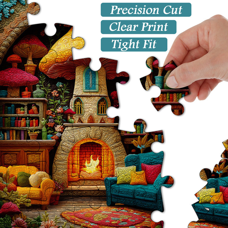 Mushroom House Jigsaw Puzzles 1000 Pieces