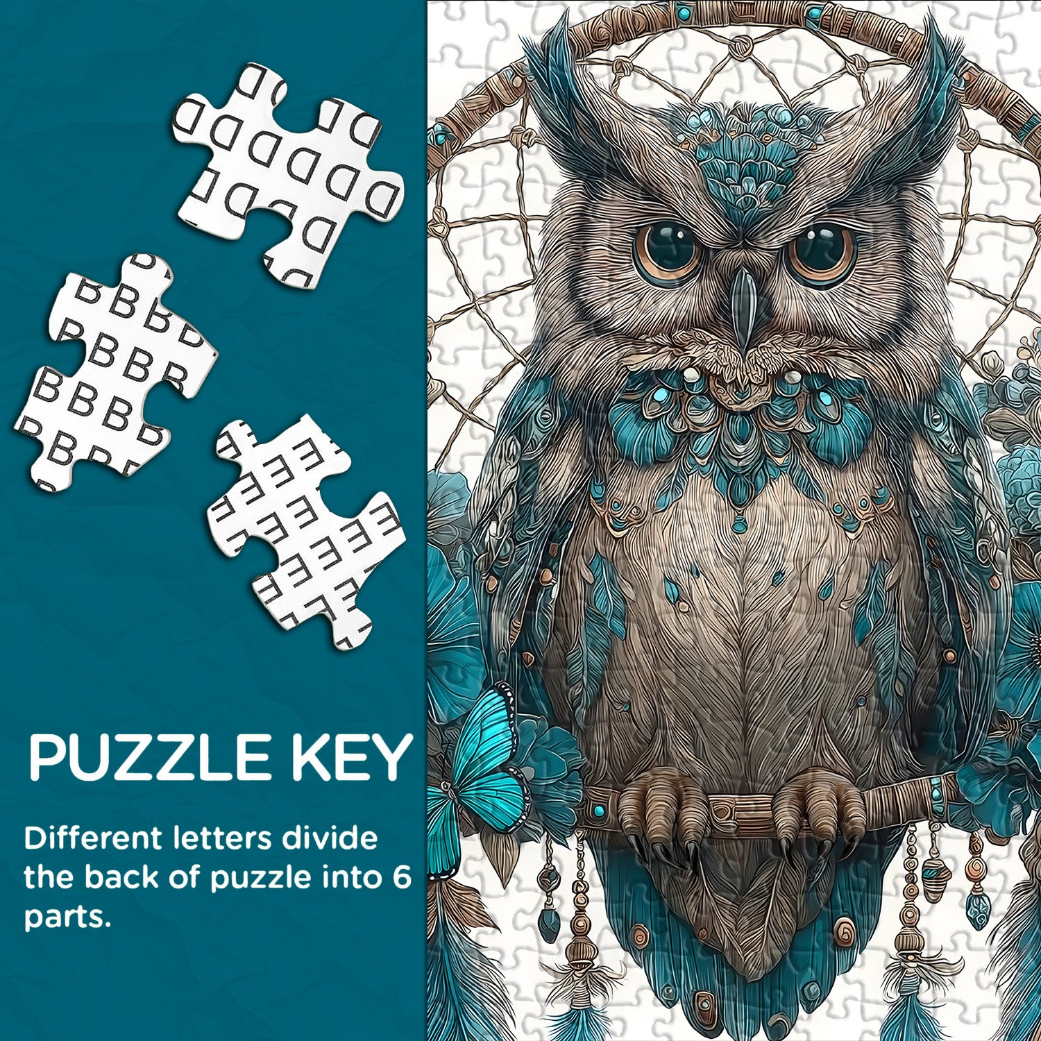 Eulen-Traumfänger-Puzzle 1000 Teile