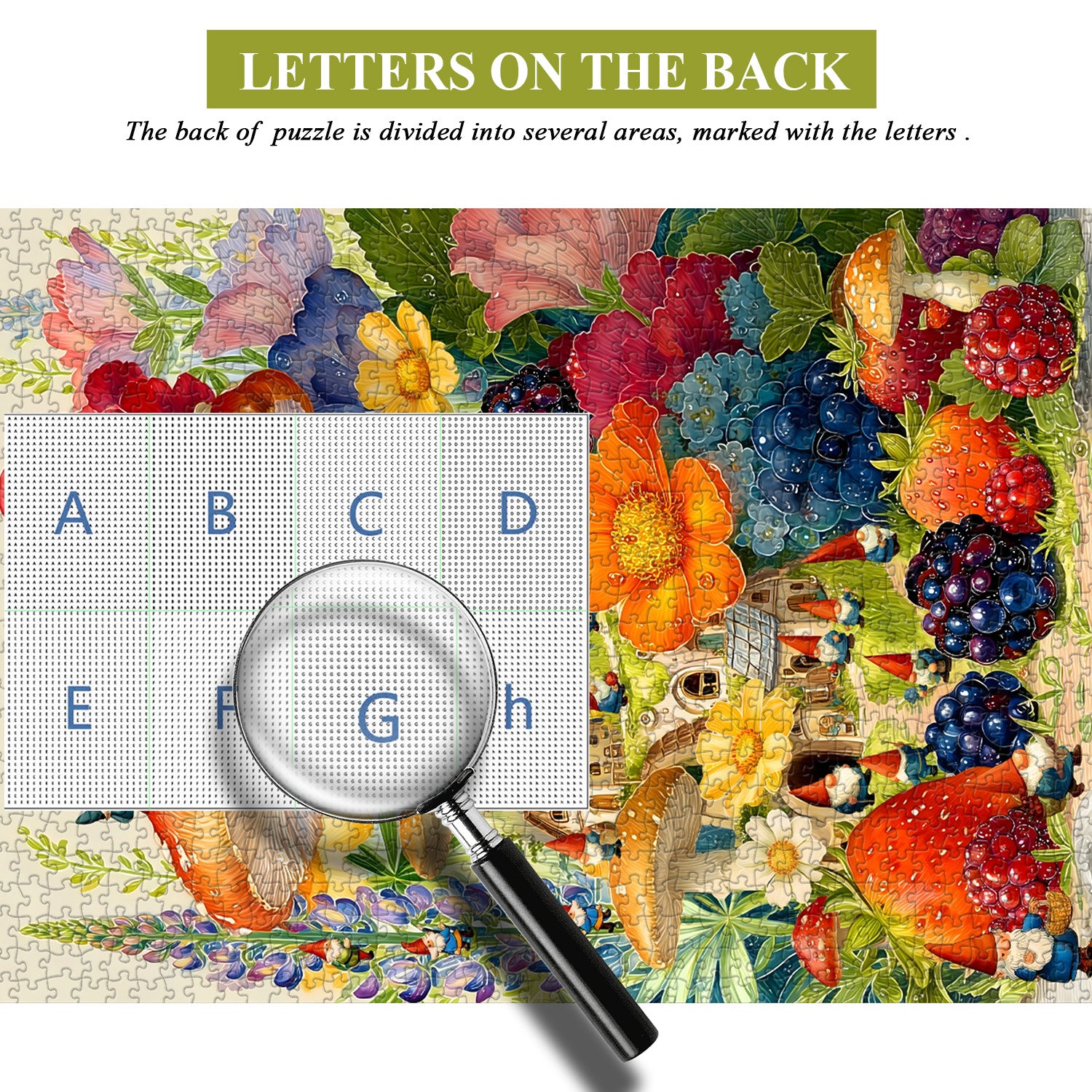 Blütenzwerg-Haus-Puzzle, 1000 Teile