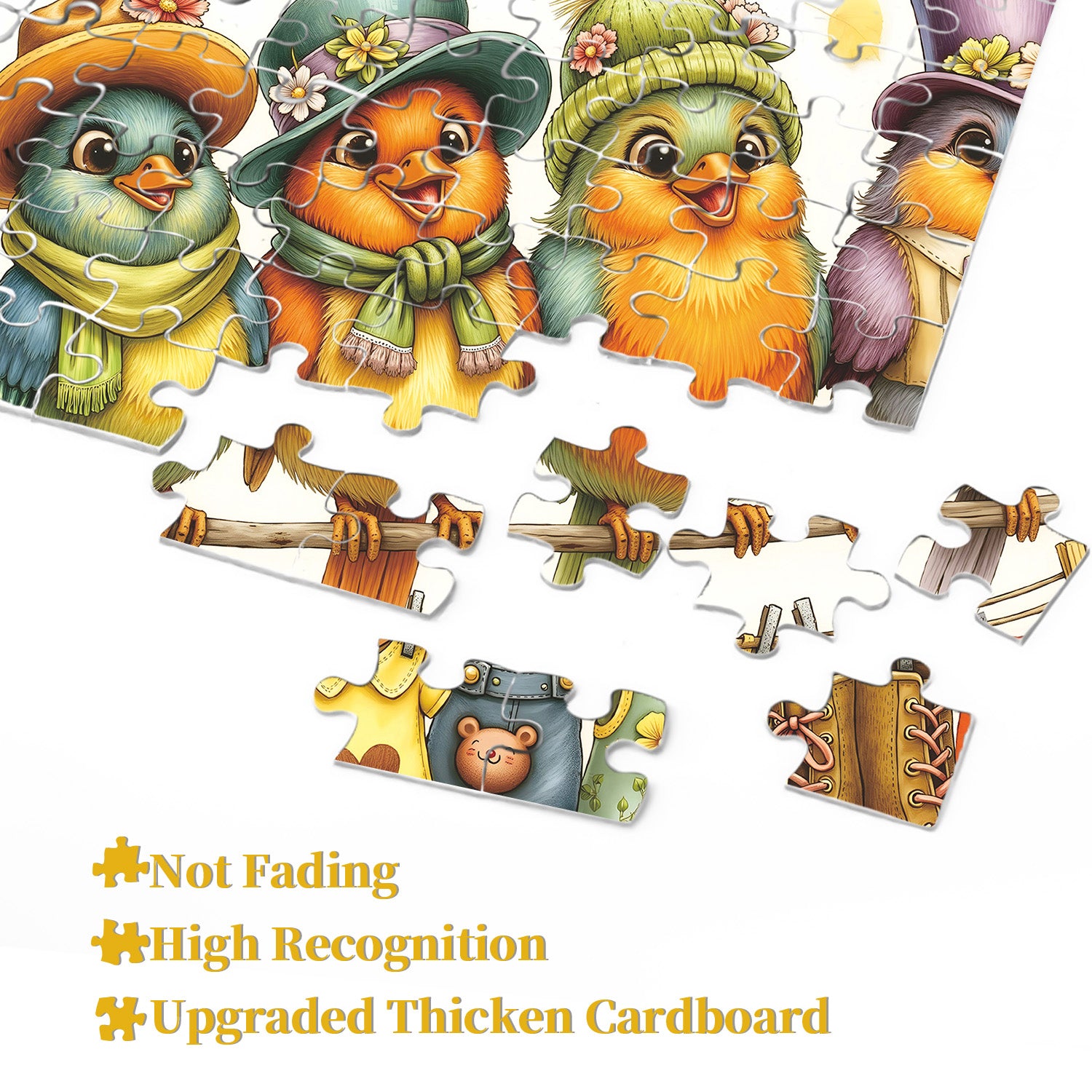 Vogel-Anziehtag-Puzzle, 1000 Teile