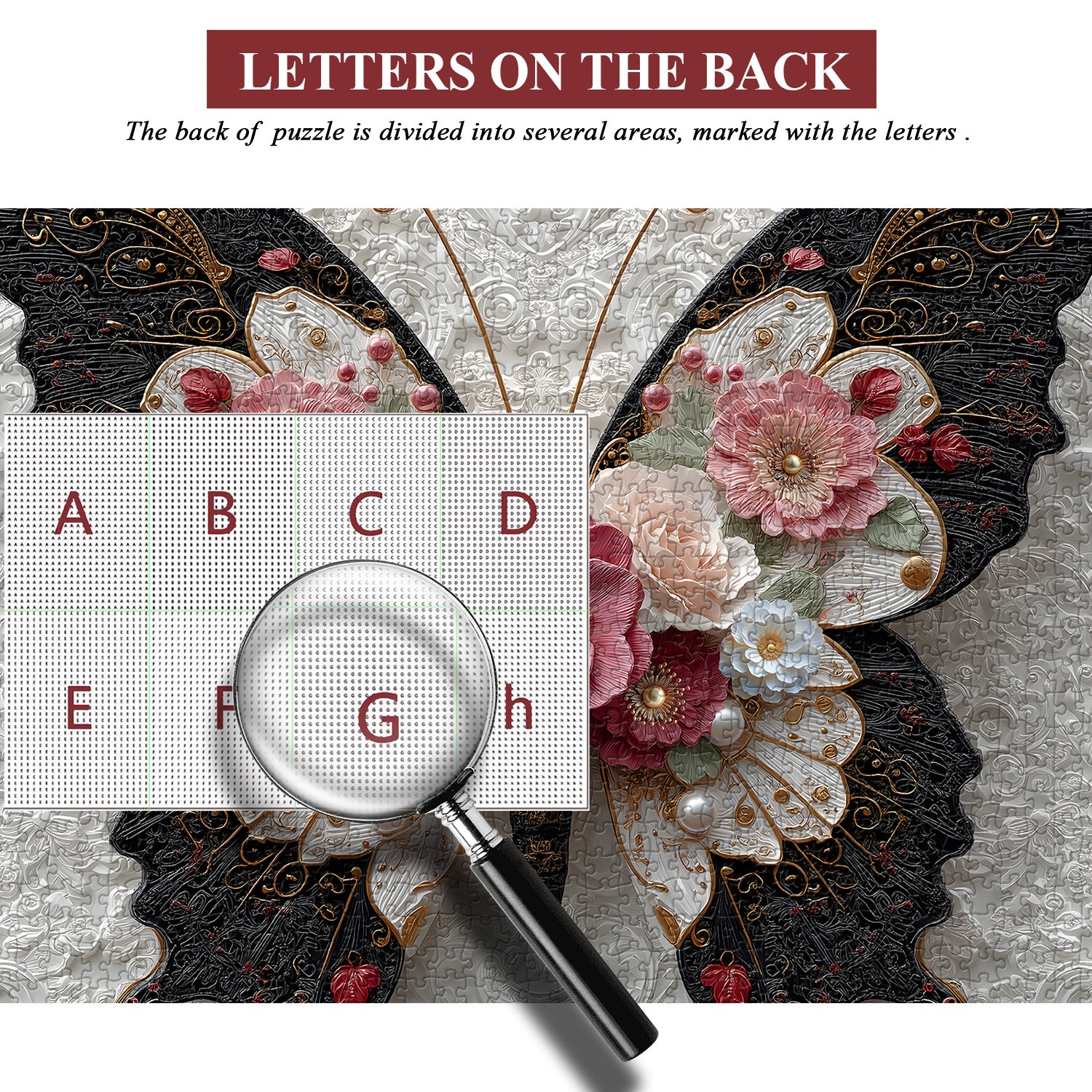 Floral Wings Jigsaw Puzzle 1000 Pieces