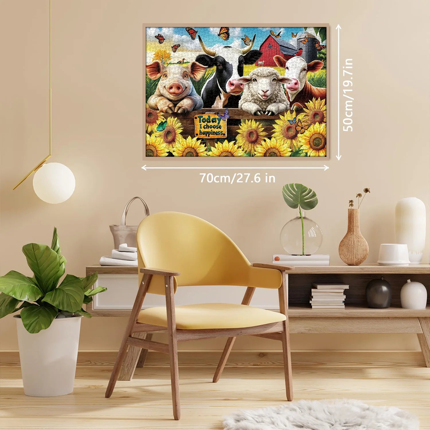 Freudige Farm -Puzzles 1000 Stücke