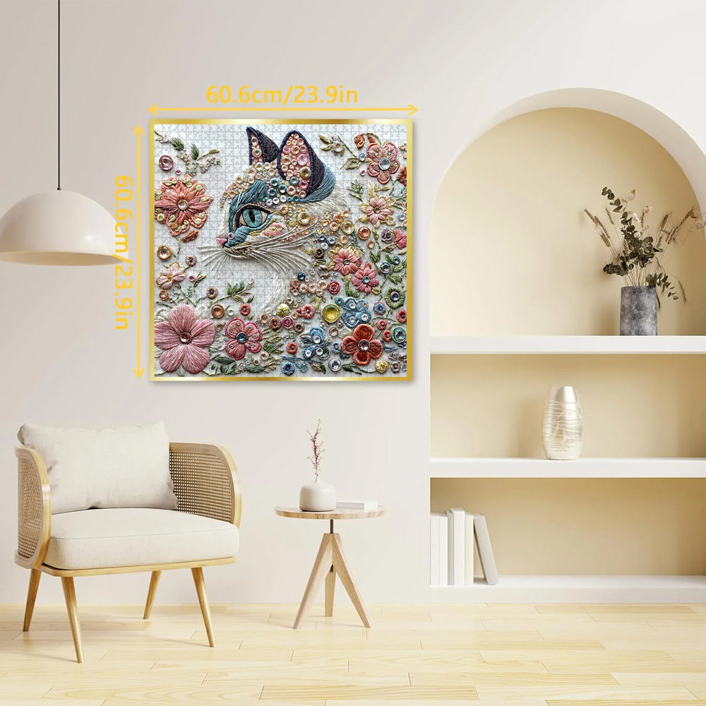 Elegant Cat Jigsaw Puzzle 1000 Pieces